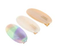 DECOMELODY 3pièces Pince à Cheveux Rétro Ovales Pour Femmes De Accessoires Vintage Pour Cheveux Fins Idéale Pour Automne Et Hiver Clip Antidérapant Pour Frange Et Égarés