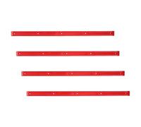 DECOMELODY 4 Pièces Accessoire de Planche à roulettes équipement de Skate Accessoires Longboard Red