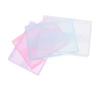 DECOMELODY 4 pièces Boîte de Rangement Manucure Emplacements Pratique pour Têtes de Ponceuse Organisateur Compact pour Salon et Usage Domestique Stable et Facile à Nettoyer Assortiment