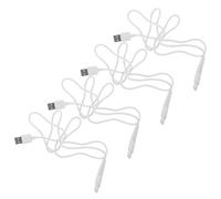 DECOMELODY 4 Pièces Câble de Recharge USB Rapide pour Irrigateur Buccal sans Fil Remplacement Compact et pour Usage Domestique et Voyage Compatible avec Water Flosser