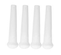 DECOMELODY 4 Pièces Céramique pour Pigments Outil de Broyage Plat pour Préparation de à Eau et Minéraux Mortiers Porcelaine pour Artistes
