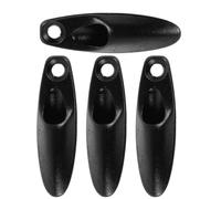 DECOMELODY 4 Pièces Clips de Fixation pour Câbles de Frein Vélo Alliage Aluminium Guide de Câble pour Cadre VTT et Route Organisateur de Câblage Résistant pour Sécuriser et Optimiser Le