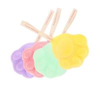 DECOMELODY 4 pièces Éponge Visage Douce Colorée Pour Nettoyage Facial Exfoliante Portable