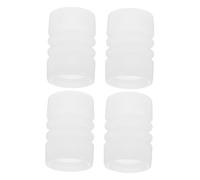 DECOMELODY 4 Pièces Joint de Remplacement Silicone pour Machine à Glace Manchon Ondulé Étanche Haute Élasticité et Résistance Aux Températures Variables Lot pour Meilleure Efficacité et