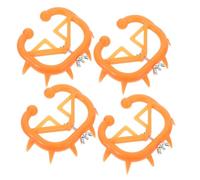 DECOMELODY 4 Pièces Lot de Pinces Nez pour Sevrage Veaux Outil Portable Abs Renforcé Équipement Bétail et Confortable pour Gestion Bovins