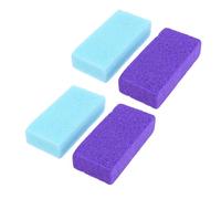 DECOMELODY 4 pièces Pierre Exfoliante pour Râpe Ergonomique pour Callosités Éliminateur de Peau Morte Soin Pédicure Maison et Salon Aléatoires Couleur Aléatoire Couleur Aléatoire