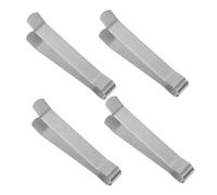 DECOMELODY 4 pièces Pince Extincteur de Bougie Acier Inoxydable Outil Ergonomique Anti Éteindre Flamme et Entretenir la Mèche Accessoire de Sécurité pour Bougies