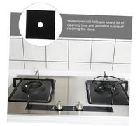 DECOMELODY 4 pièces Protections pour Plaque de Cuisson Gaz Réutilisables Housses Taches et Rayures Résistantes Haute Température Protège Brûleurs de Cuisinière à Gaz Faciles à Nettoyer Tapis