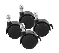 DECOMELODY 4 Pièces Roues pour Radiateur Électrique avec Frein Roulettes Pivotantes Plastique pour Chauffage à Huile Lot de Compatibles avec Fauteuils et Chariots Protection Sol Anti-rayures