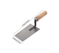 DECOMELODY 4 pièces Set de Spatules Acier Inoxydable pour Plâtrage Lame pour Lissage Ponçage et Application de Mastic Poignée Ergonomique pour Maçons et Artisans