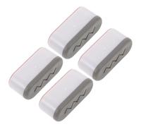 DECOMELODY 4 pièces Tampons Tampons Rehausseurs pour Siège de Toilette Antibruit Réducteur de Bruit pour Accessoires Wc Salle de Bain