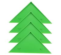 DECOMELODY 4 pièces Triangle Caches Angles pour Table de Football de Table Protection des Coins pour Accessoires Remplacement