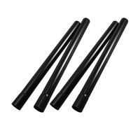 DECOMELODY 4 pièces Tube Extension Aspirateur Plastique Compatible Ø Rallonge Noire pour Prolongateur de Manche Aspirateur Accessoire de Nettoyage pour Zones Difficiles Accès