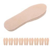 DECOMELODY 40 Paires Semelles Intérieures Homme Pâte de Bois Ultrafines Anti-odeur Absorbantes de Sueur Antidérapantes pour Baskets et Chaussures Homme