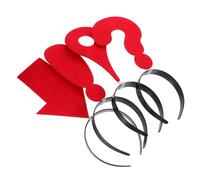 DECOMELODY 4pièces Serre-tête Flèche Lot De Point Exclamation Et Interrogation Accessoire Pour Soirées Parades Et Festivals