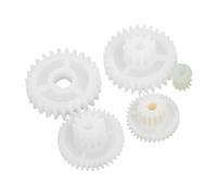 DECOMELODY 5 Pièces Brosse Latérale avec Engrenage Solide et Moteur Stable en Abs pour Aspirateur Robot Blanc Accessoire de Remplacement pour Entretien des Occupées