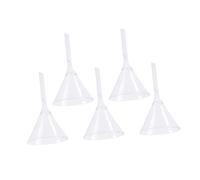 DECOMELODY 5 pièces Entonnoirs Verre Triangulaires pour Laboratoire Chimie Analytique Réutilisables et Faciles à Nettoyer