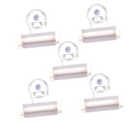 DECOMELODY 5 pièces Presse Tube Dentifrice à Ventouse Blanc Distributeur Manuel Multifonction pour Tubes Cosmétiques Lotions et Crèmes Économiseur Pratique pour Salle de Bain