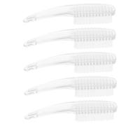 DECOMELODY 5 pièces Set de Brossettes de Nettoyage pour Ongles Pinceaux Manucure Pratiques pour Art des Ongles et Entretien pour Salons et Usage Domestique Couleur Couleur Aléatoire