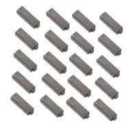DECOMELODY 50 Pièces Balais de Carbone pour Moteurs Électriques de Sèche-cheveux, Matériau Carbone, Durabilité Renforcée, Fonctionnement Silencieux, Taille 17x6x3mm, Adaptés Coiffage