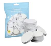 DECOMELODY 50 pièces Disques de Polissage Autocollants pour Pédicure Tampons Abrasifs Remplaçables pour Ponceuse à Ongles Accessoires pour Soin Meuleuses Électriques