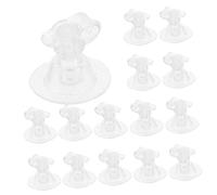 DECOMELODY 50 pièces Embouts de Gonflage Plastique pour Oreiller Gonflable Adaptateurs Universels pour Pompe à Air Accessoires de Gonflage pour Jouets et Anneaux de Natation