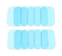 DECOMELODY 50 pièces Patchs Gel Abdominaux Remplaçables Coussinet Gel pour Stimulateur Musculaire Abdominal Accessoire Portable pour Ceinture Tonification et Entraîneur Fitness