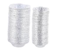 DECOMELODY 500 pièces Moules à Tartelettes Aluminium Jetables pour Cupcakes et Pâtisseries Conduction Thermique Rapide pour et Boulangeries