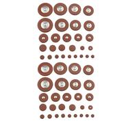 DECOMELODY 56 Pièces Woodwind Instrument Repair Pads Set For Saxophone PU Felt Cushions With Enhanced Airtightness And Durability Compatible Musical Instrument Accessories For Alto And Tenor