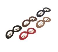 DECOMELODY 5pièces Barrette à Cheveux Française Lot de Accessoire pour Queue de Cheval Pinces à Ressort pour Chignon pour Filles et Femmes