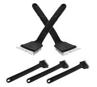 DECOMELODY 5pièces pour Cage à Oiseaux Brosse De Nettoyage pour Fientes Oiseaux Grattoir pour Cage à Oiseaux Kit De Nettoyage pour Cage à Outil Élimination des Crottes Brosse pour à