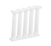 DECOMELODY 5pièces Statue De Pilier Romain Mini Colonne Romaine De Table Accessoire Photo Décoration De Bureau Décoration Artisanale