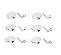 DECOMELODY 6 ensembles Poignées Accordeur Guitare Alliage Métallique Accessoires pour Cordes et Durables Remplacement Précis pour Guitares Acoustiques et Électriques Faciles à Installer