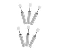 DECOMELODY 6 Pièces Amortisseur de poubelle Mécanisme de clôture souple fermer amortisseur de porte Mécanisme de fermeture doux Acier inoxydable
