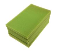 DECOMELODY 6 Pièces Éponges Filtrantes Réutilisables pour Aquarium et Étang Mousse de Filtration Épaisse pour Filtre Biochimique Support Média pour Bassins et Petits Bacs à Poissons