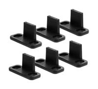 DECOMELODY 6 pièces Guide de Plancher pour Porte Coulissante Lot de Stabilisateur pour Porte Grange Placard Installation Facile et Sécurisé