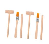 DECOMELODY 6 Pièces Kit de Fouille pour Garçon Fille Outils Excavation de Comprend Marteau Ciseau et Brosse pour Initiation à Archéologie Paléontologie
