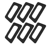 DECOMELODY 6 Pièces Paddleboard Tail Rudder Patch Kit Noir PVC Fin Box Connector pour Réparation Stabilité Accessoires Compatible Sup et Surf