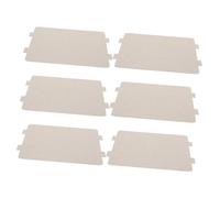 DECOMELODY 6 Pièces Plaque Mica pour Four Micro-ondes Lot de Résistantes à Haute Température Couverture Guide-ondes pour Protection et Remplacement