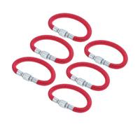 DECOMELODY 6 Pièces Tuyau Extension Pompe à Vélo Compatible Roues Profondes et Léger Rallonge Souple pour Gonflage Facile Pneus VTT et Route