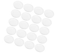 DECOMELODY 60 Pièces Bouchons Blancs pour Tubes D'expédition en Plastique, Bouchon de Tube D'affiches Fermeture Étanche et Protection Anti-poussière, pour Artistes et Designers