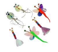 DECOMELODY 6pièces Remplacement De Bâtonnets pour Chat Jouet Interactif Accessoires pour Animaux Facile à Ranger