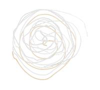 DECOMELODY 7 pièces Chaînes pour Ongles Métal Nail Chain Charms Décor DIY Nail Art Design Moderne Élégant pour Manucure Stylée