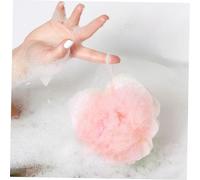 DECOMELODY 7 pièces Lot de de Bain Exfoliantes Maille Colorée Éponge pour Corps Accessoires de Bain avec Mousse et Séchage Rapide