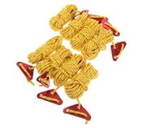 DECOMELODY 8 pièces Corde de Tente Réfléchissante Camping Corde Épaissie et Ajustable pour Haubanage et Pratique de Nœuds Résistante Au Vent pour Randonnée et Activités Plein Air