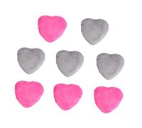 DECOMELODY 8 pièces Heart Shape Cosmetic Powder Puff Set For Face Makeup Application With Soft Touch And Washable Material