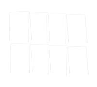 DECOMELODY 8 pièces Iron Wire Croquet Wickets Set for Lawn and Outdoor Games Standard Replacement Gates for Backyard and Patio