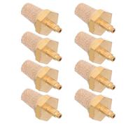DECOMELODY 8 Pièces Lot de 8 Silencieux d'Air en Laiton M5 pour Machine à Brouillard, Buses de Filtration Universelles en Cuivre, Accessoires de Rechange pour Générateur de Fumée, du Bruit