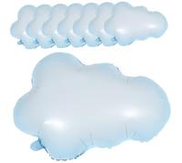 DECOMELODY 8 pièces Lot de Ballons Forme Décoration Festive pour Anniversaire Mariage et Fête Avion et Réutilisable Intérieur et Extérieur