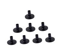 DECOMELODY 8 pièces Manchons pour Supports de Cymbales Plastique Noir Accessoires de Batterie Durables Protection Friction pour Tambour Kits Standards